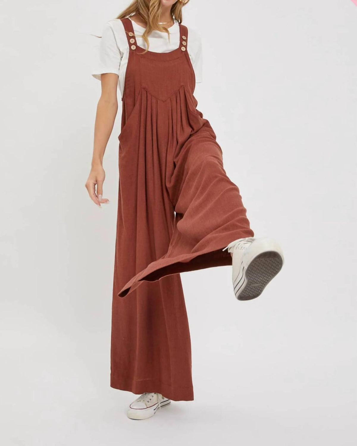 Sweet Lovely By Jen - Harvest Overall Jumpsuit