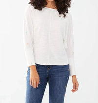 Fdj - Wynne Embroidered Top