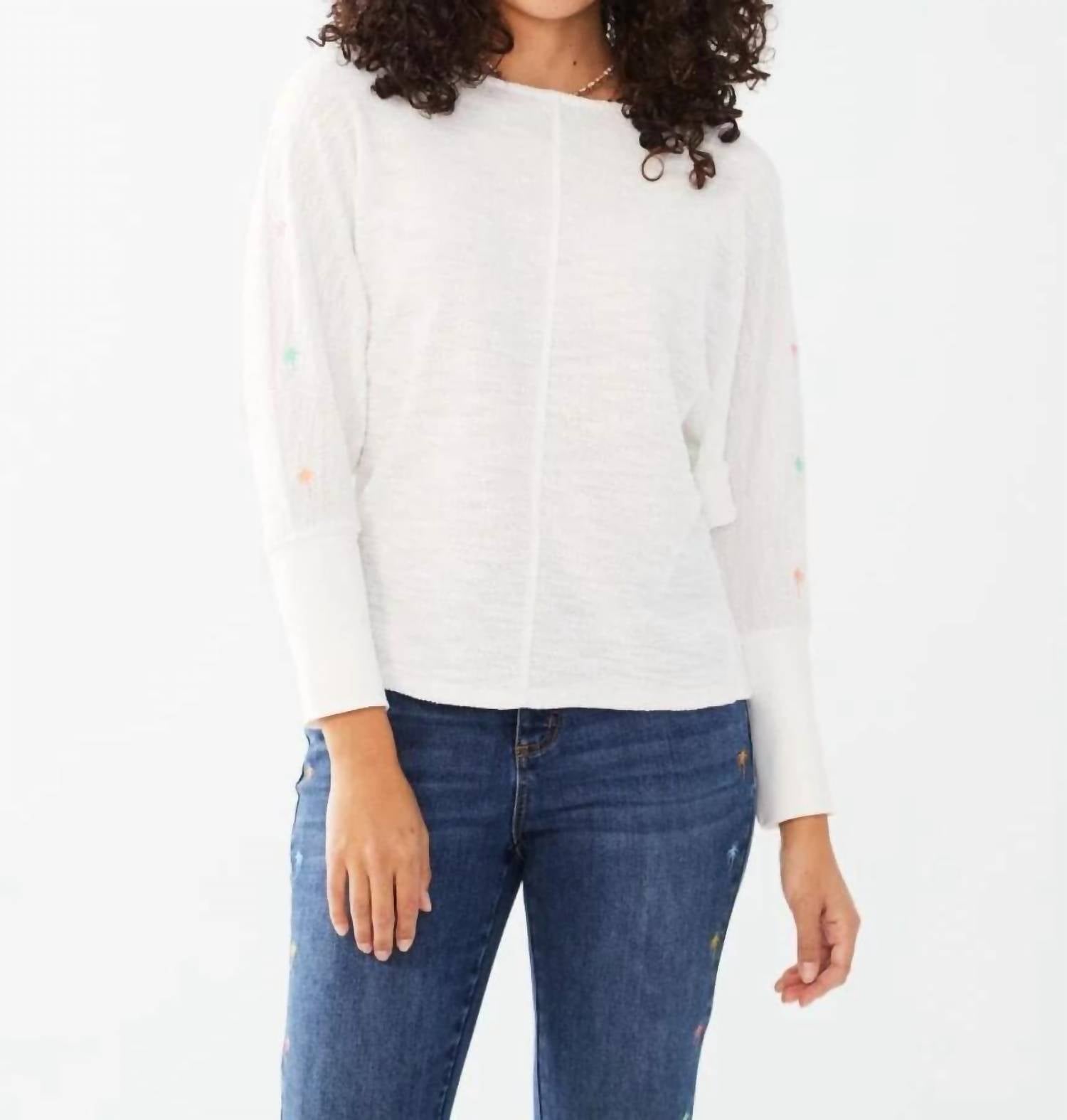 Fdj - Wynne Embroidered Top