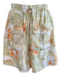 Polagram - Leaf Print Shorts