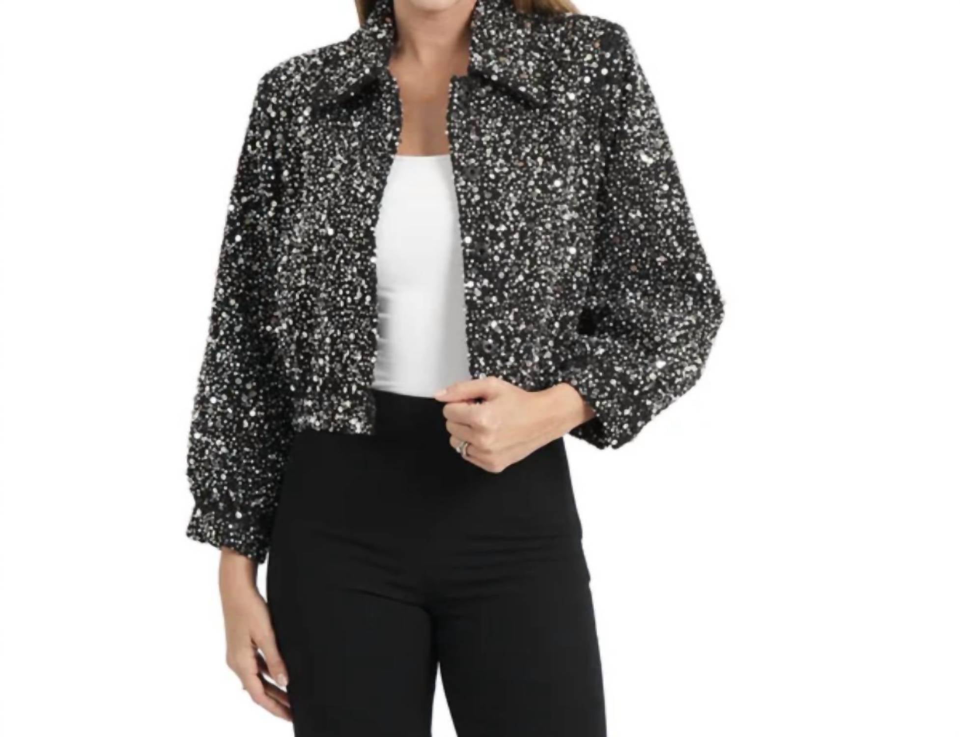 Love Token - Jeweled Bomber Jacket