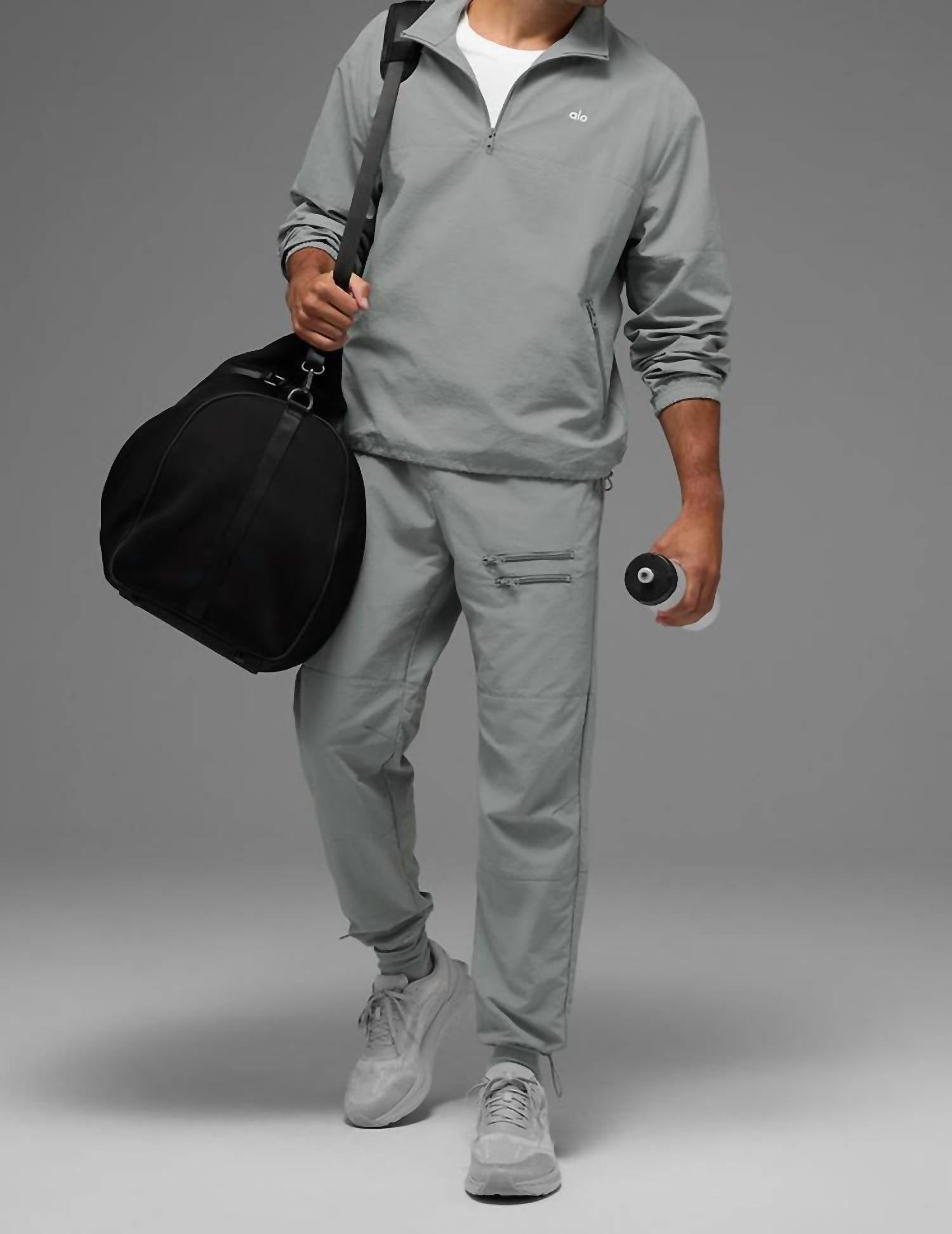 ALO YOGA Takeaway Track Pants in gray - men's pants - view 6