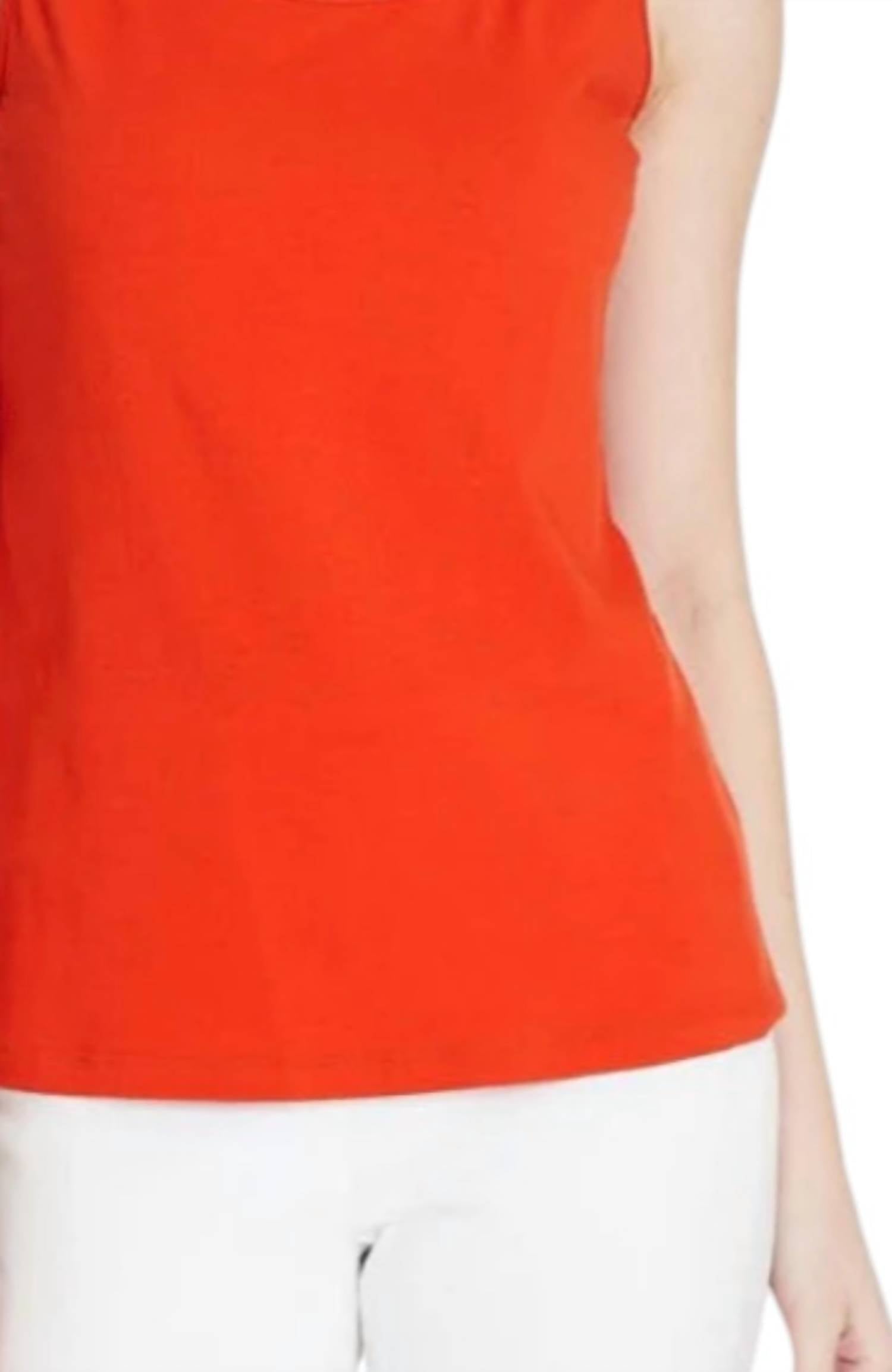 Multiples - Double Scoop Neck Tank Top