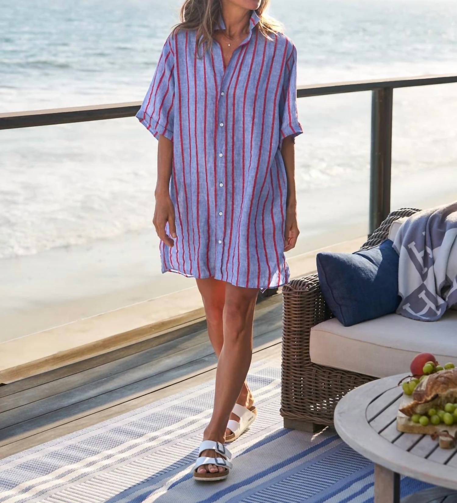 Frank & Eileen - Rosemary Short-sleeve Mini Shirtdress