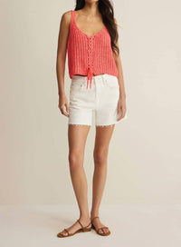 Z Supply - Tate Lace Up Sweater Top