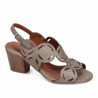 bueno Women's Cassidy Heels in light grey 1 - women's heels - detail view