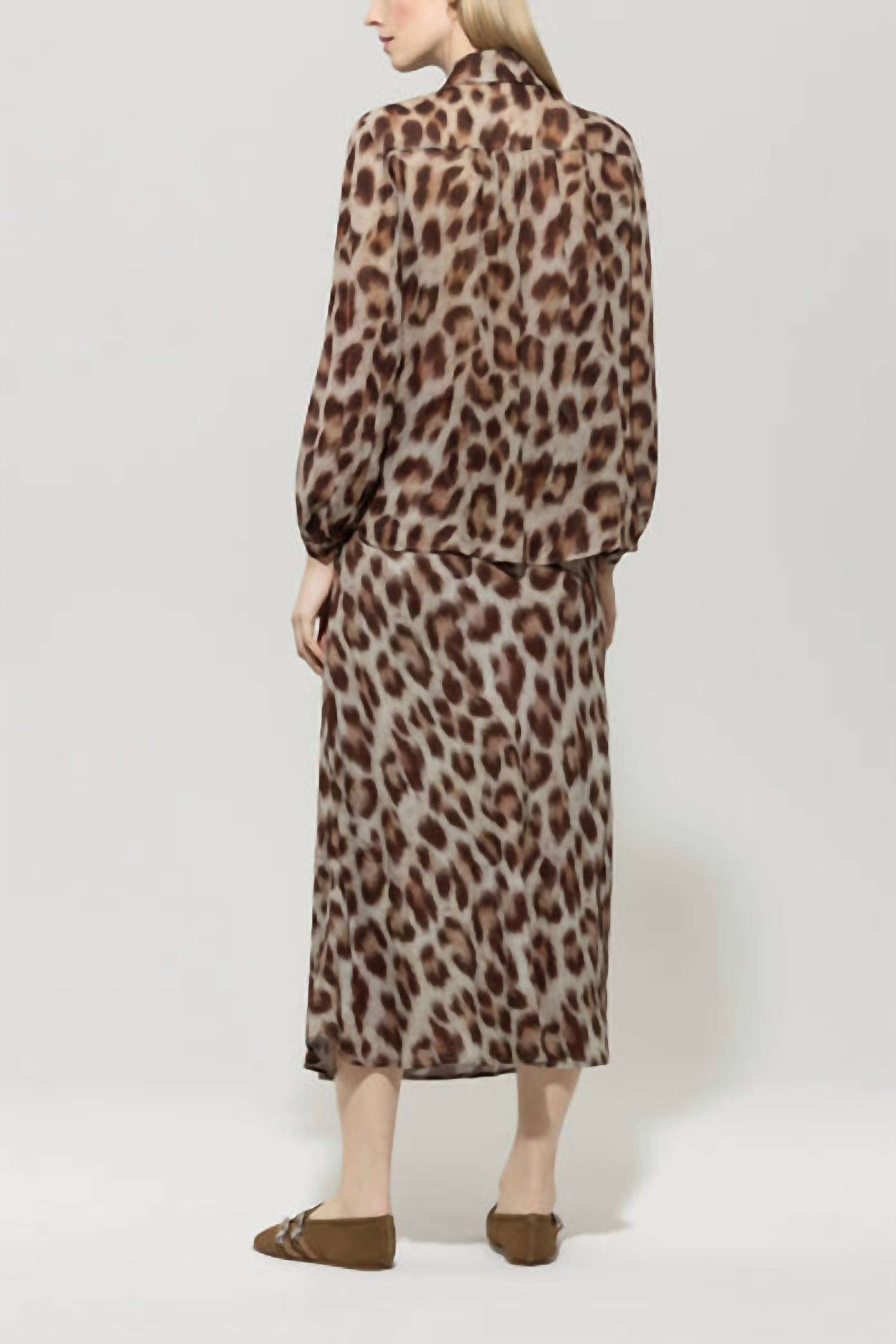 Luisa Cerano - Animal Print Shirt Blouse