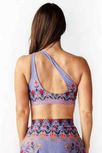 Yoga Democracy The Maverick Sporst Bra in lavender love - women's intimate - alternate view
