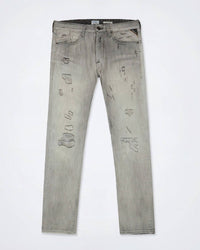 Replay - Men's Distressed Denim Straight Leg Jeans