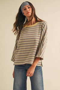 Anniewear - Dolman Sleeve Knit Top