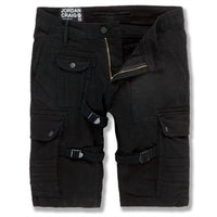 JORDAN CRAIG Men's Cairo Cargo Shorts in black - men's shorts