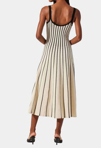 Astr - Irecia Stripe Sweater Midi Dress