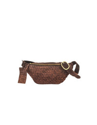 Kjc - Haydn Woven Suede Crossbody Bag