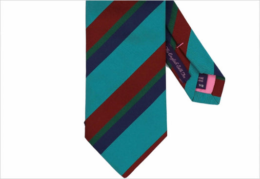 Seaward & Stearn - Men's Hoover Repp Stripe Necktie