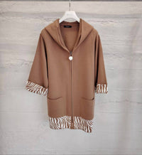 Nelly - Animal Print Hooded Cardigan
