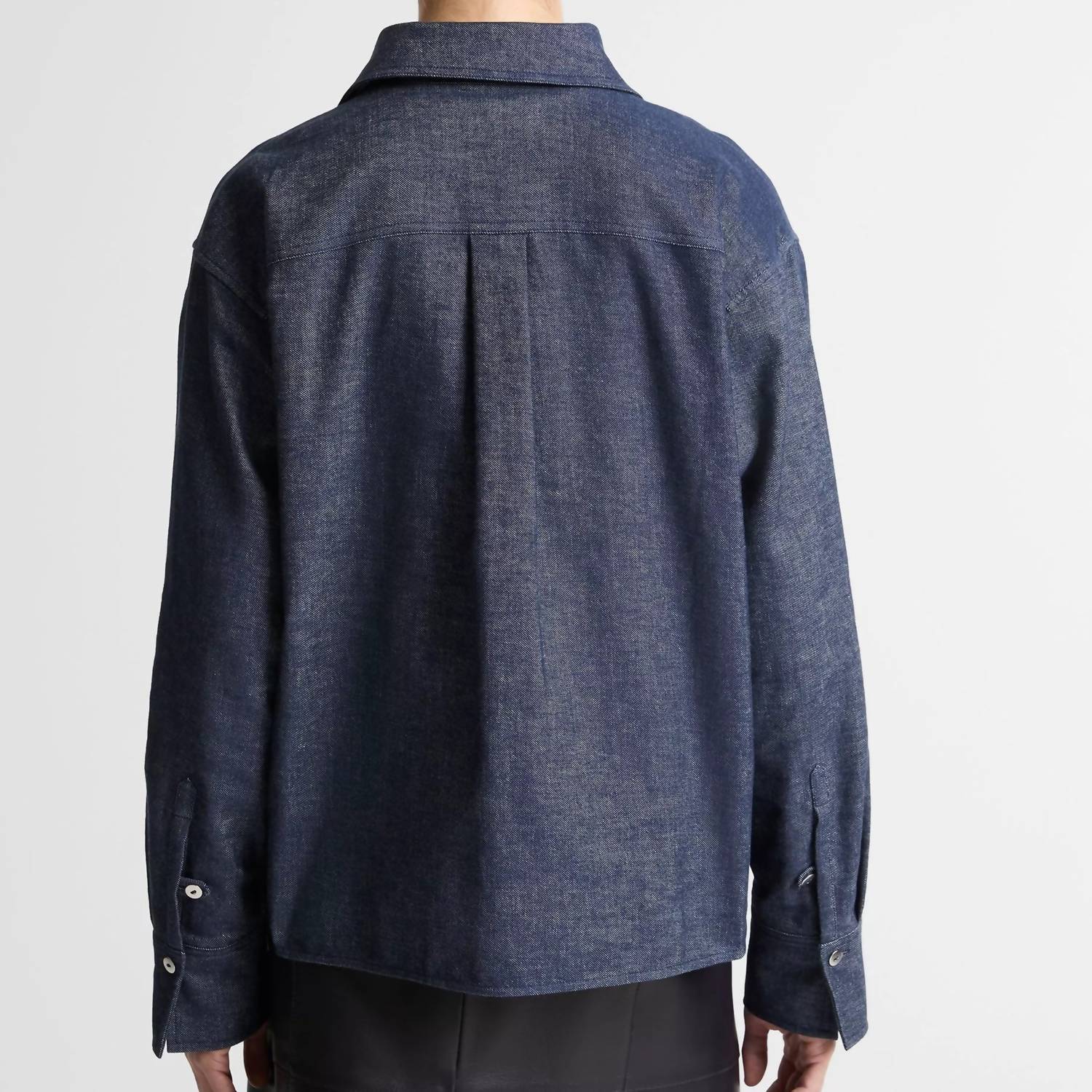 Vince - Cropped Long Sleeve Shirt