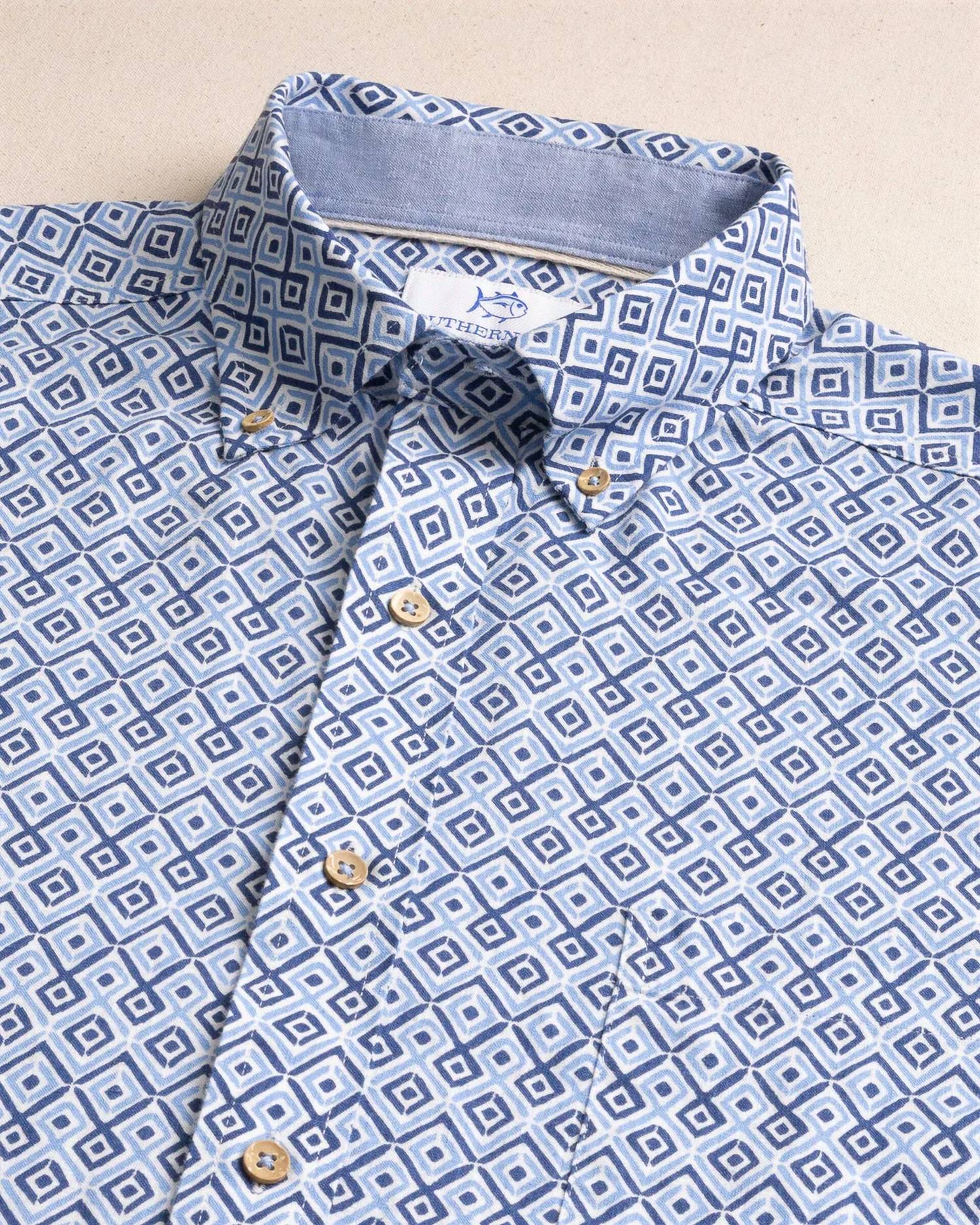 Southern Tide - Men's Marine Button Down Sport Shirt