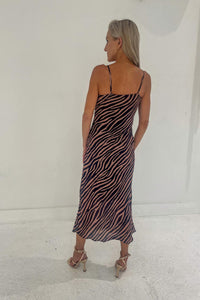 Adelyn Rae - Tiger Print Slip Dress