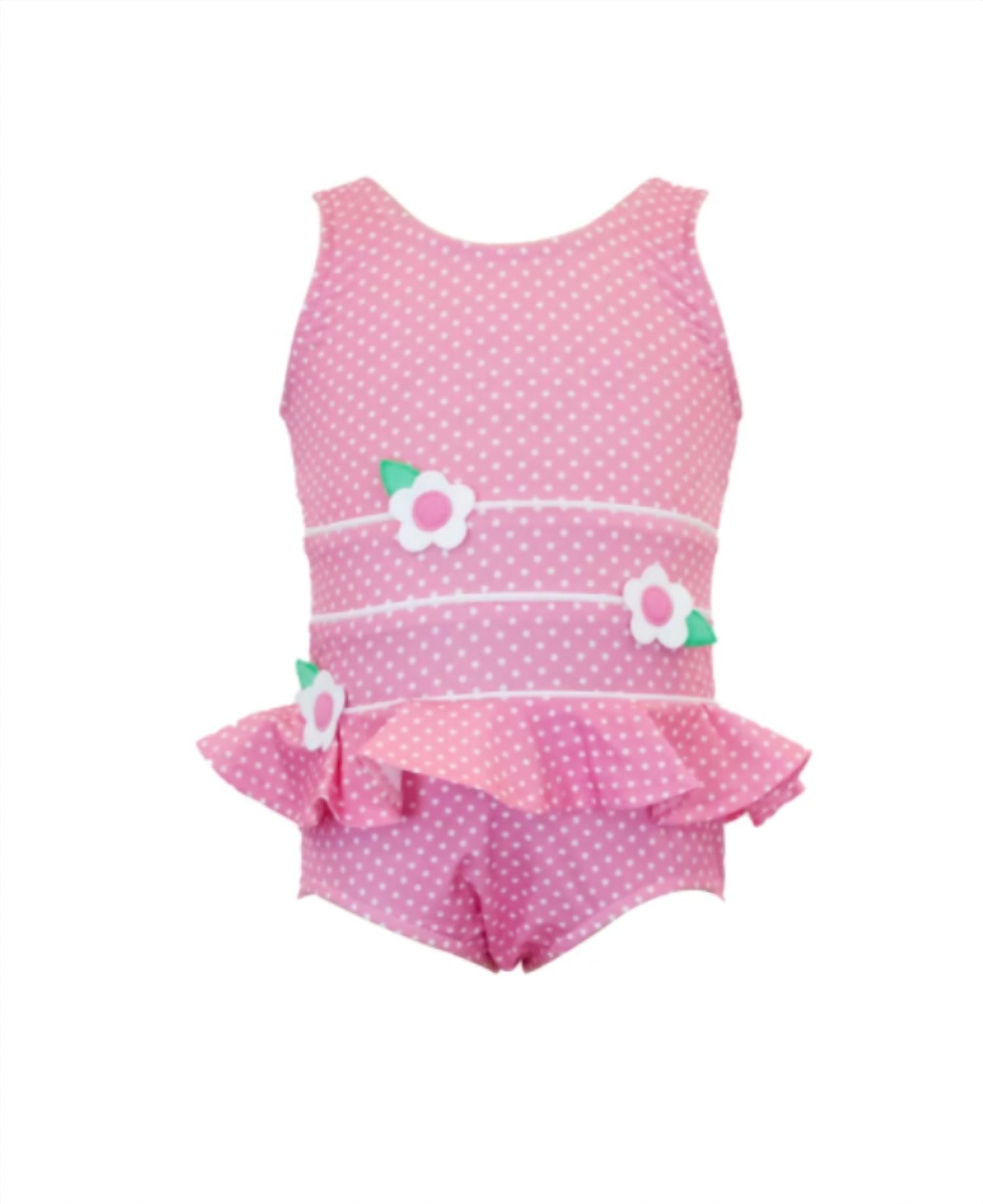 Florence Eiseman - Girls Polka Dot Swim Suit