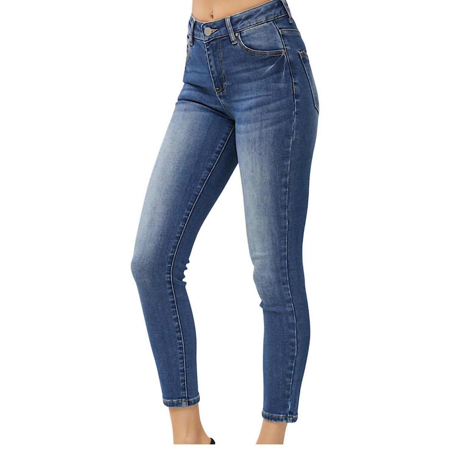 Risen - High Rise Basic Ankle Skinny Jeans