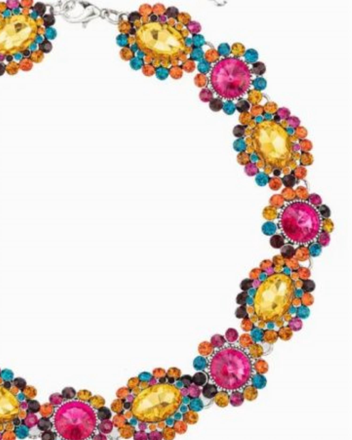 Eye Candy Los Angeles - Women's Rhinestone Statement Necklace