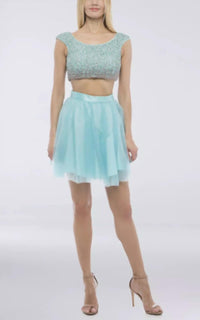 Terani Couture - 2pc Skirt With Beaded Top