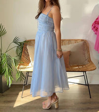 Astr - Harmoni Smocked Midi Dress