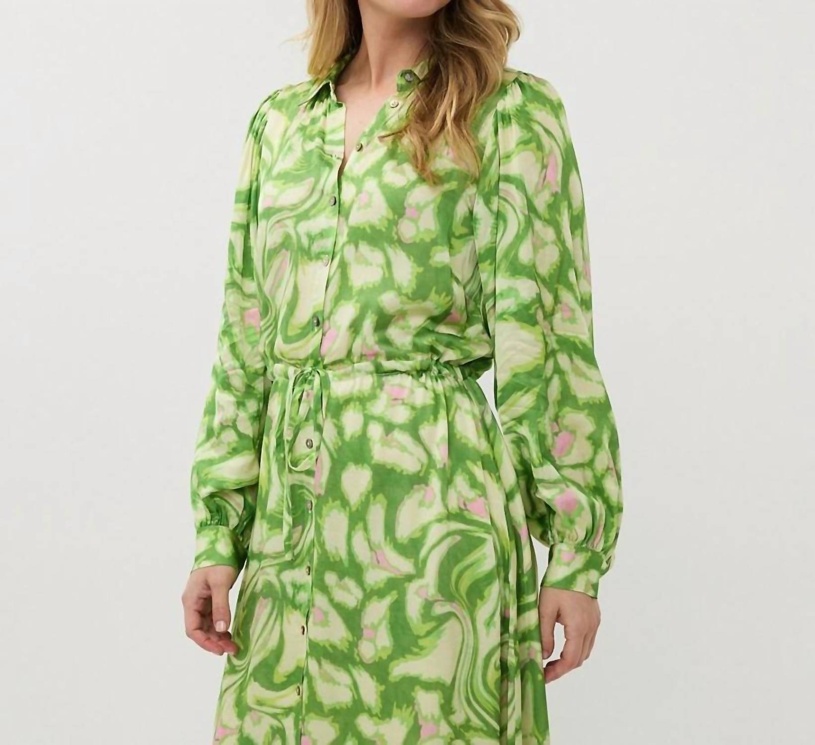 Esqualo - Long Floral Treasure Dress