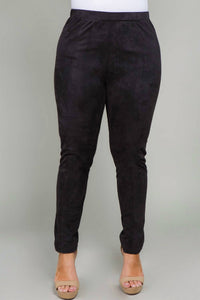 Faux Suede Plus Legging
