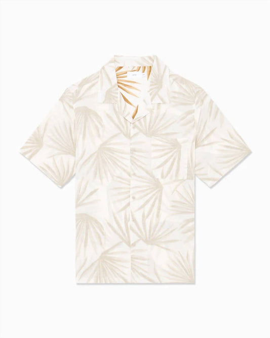 AIR LINEN CONVERTIBLE CAMP SHIRT