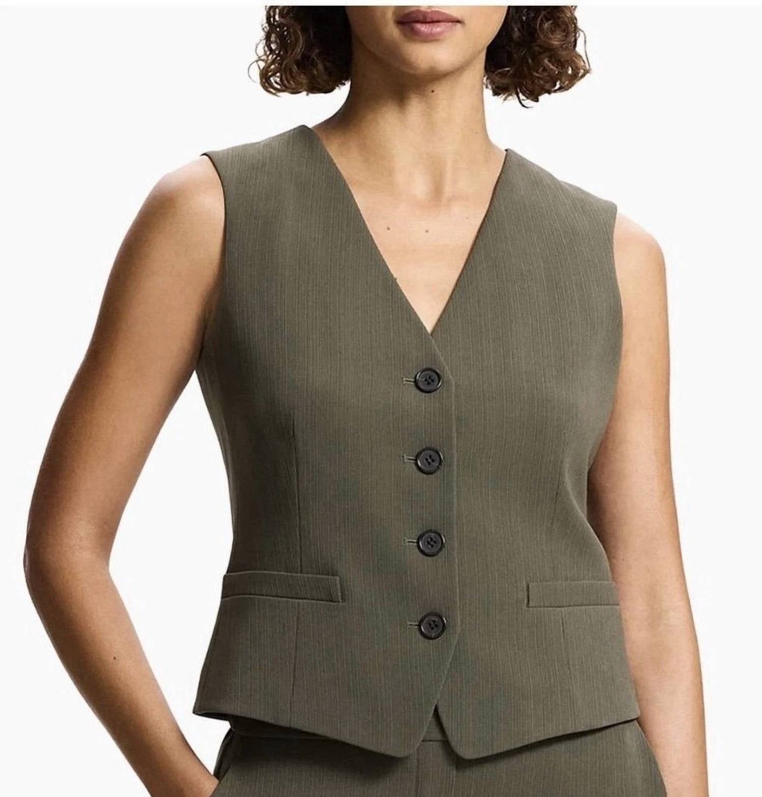 Theory - Button-front New Waistcoat