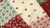 Haptics - Women's Holiday Patchwork Babydoll Dress
