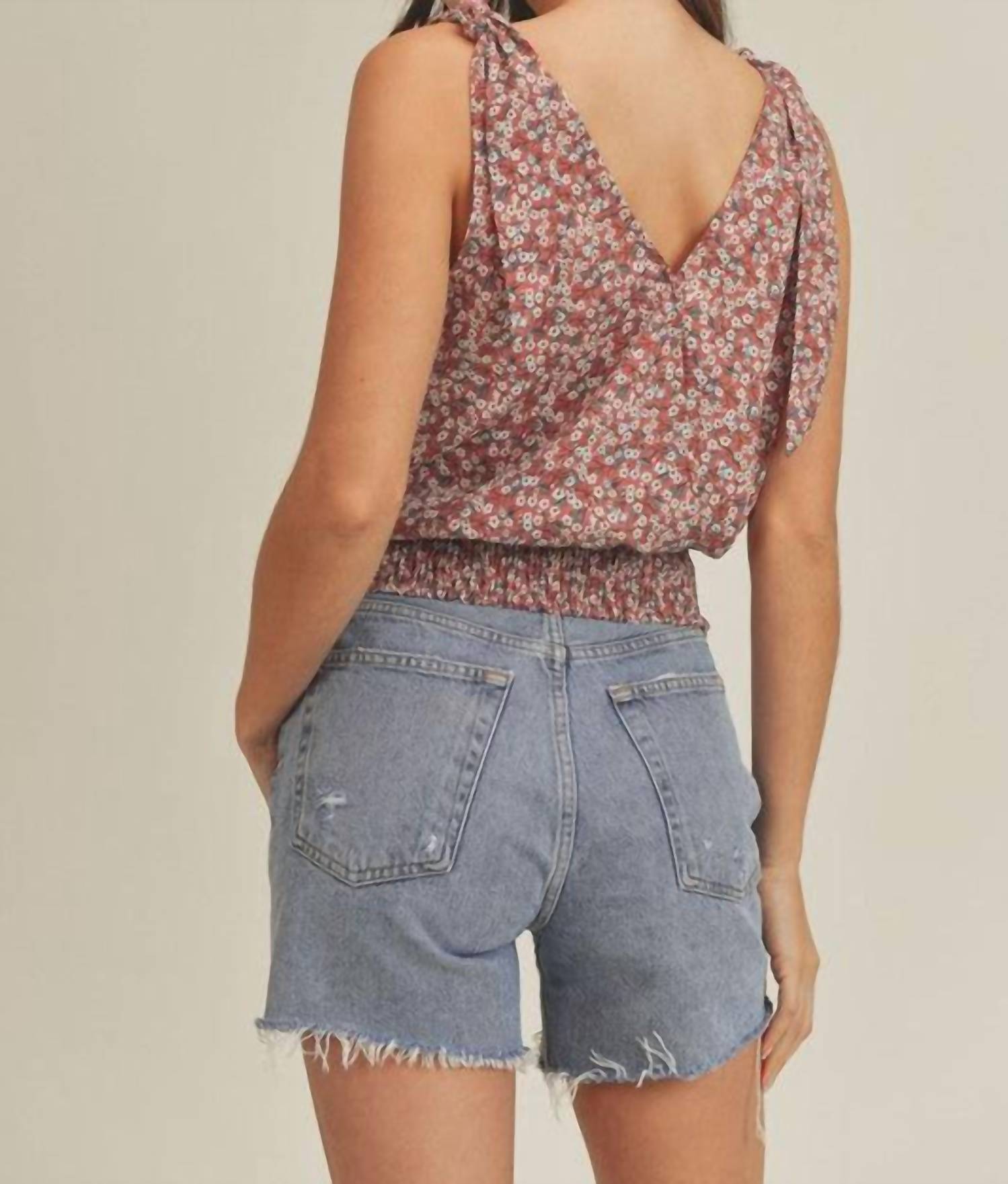 Aemi + Co - Floral Tank Blouse