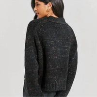 Something Navy - Chunky Cropped Cardigan