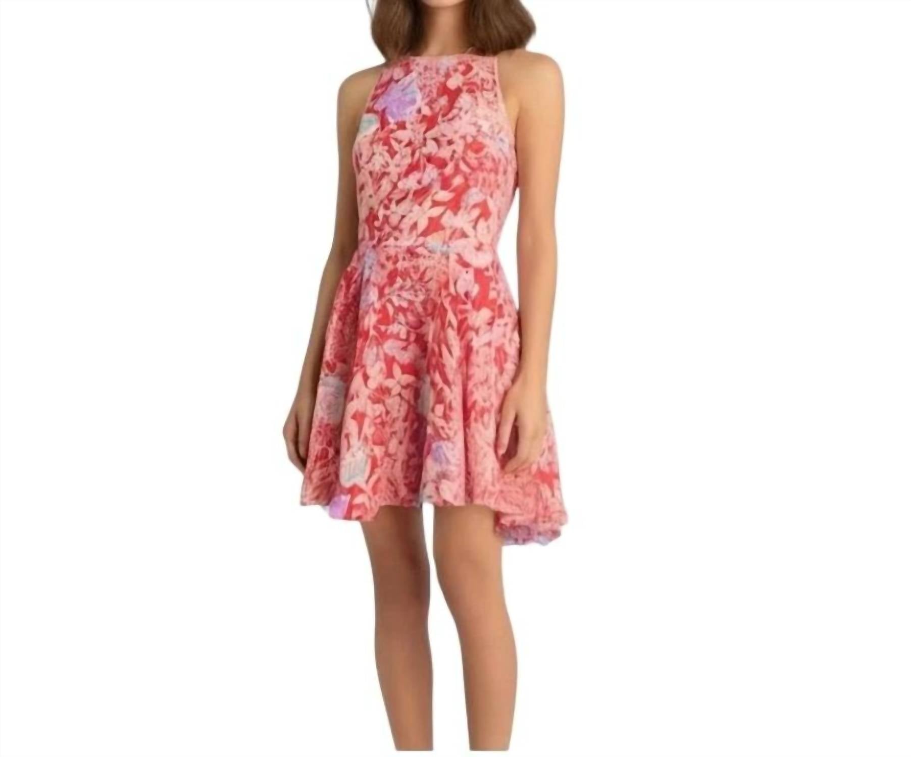 Yumi Kim - Silk Cross-back Floral Mini Dress