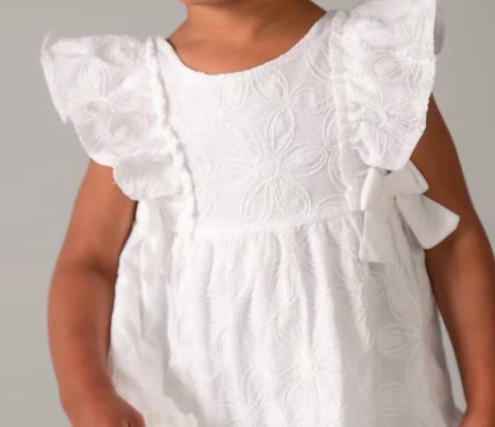 Mayoral - Girls Embroidered Dress