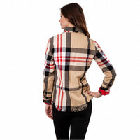 Dizzy-Lizzie - Cape Cod Tunic Yarn-dyed Plaid Long Sleeve Shirt