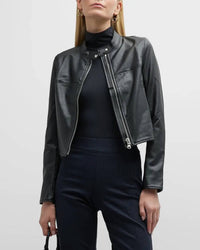 Spanx - Leather-like Moto Jacket
