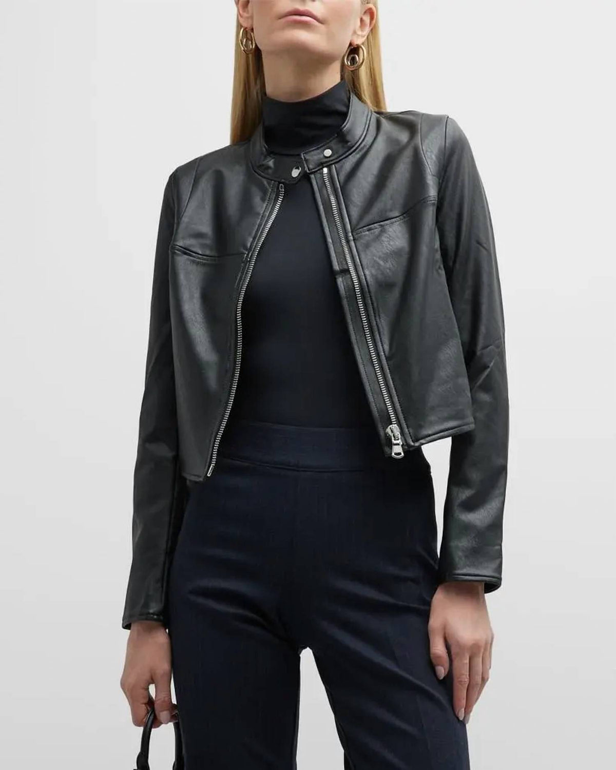 Spanx - Leather-like Moto Jacket