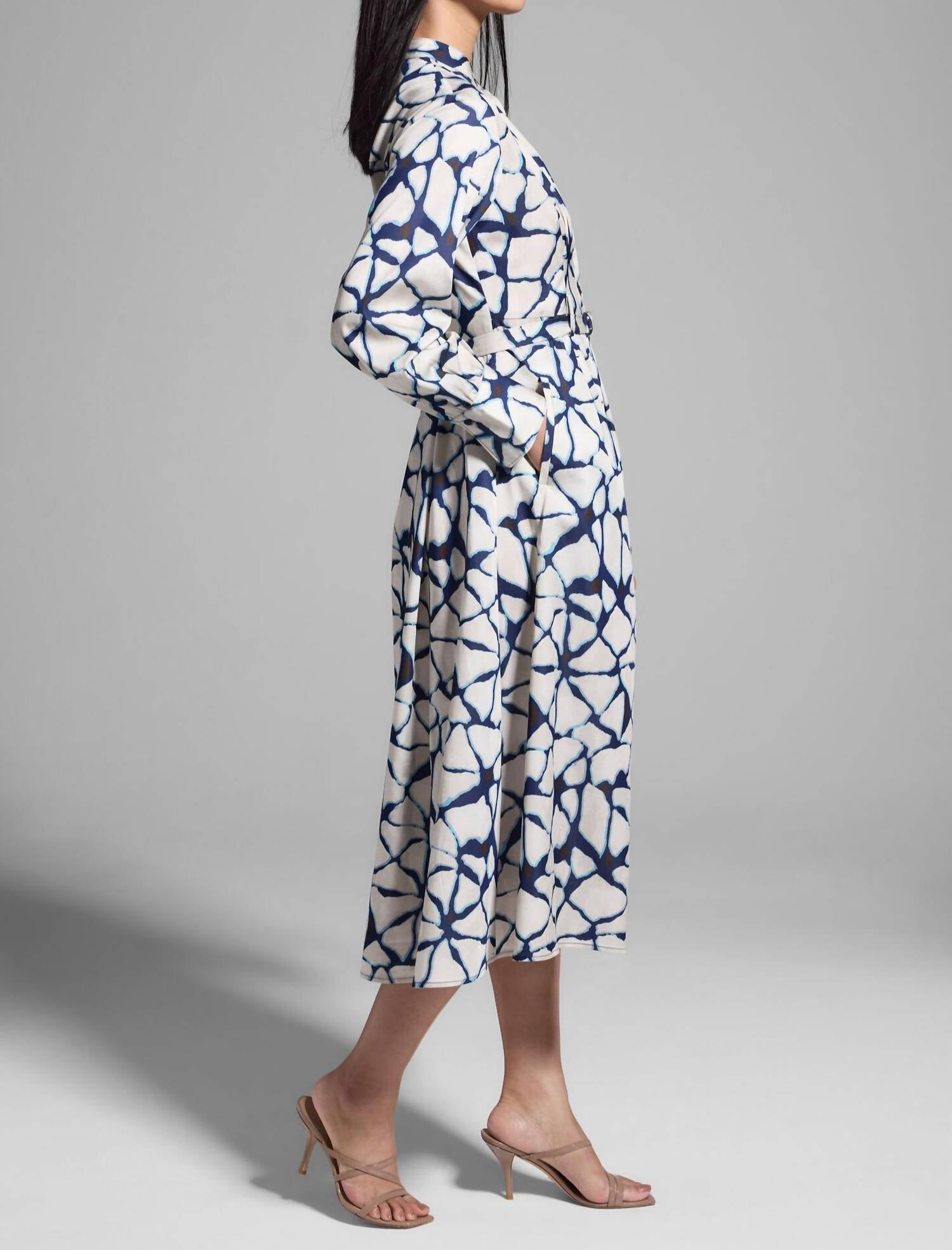 Nic + Zoe - Fractured Lines Shirt Dress