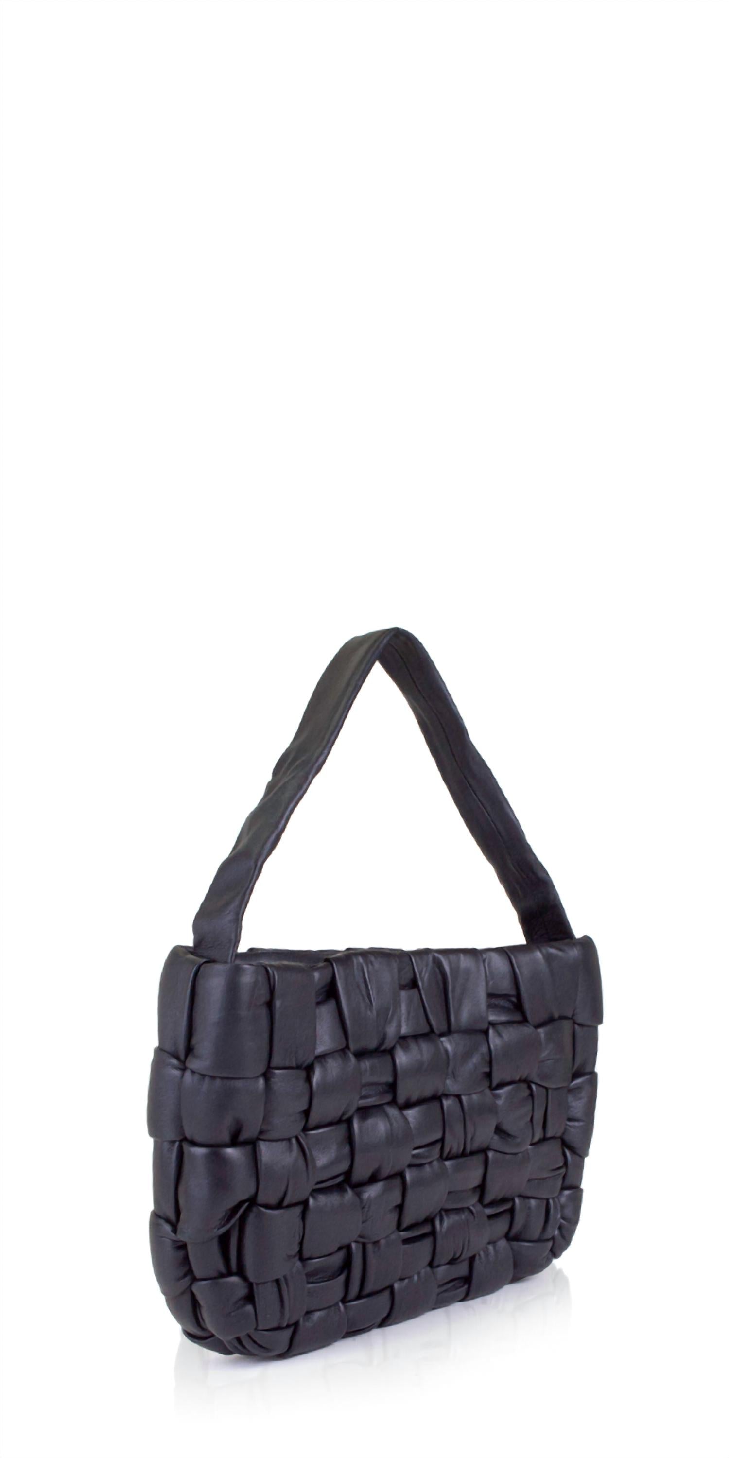 St. Agni - Women's Textured Mini Woven Tote