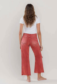 Vervet By Flying Monkey - Sadie Crop Flare Jeans