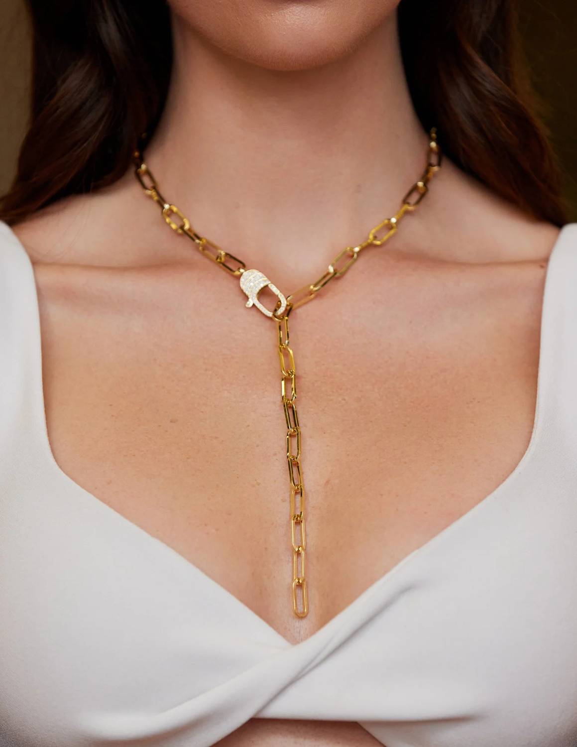 Adriana Pappas - Women's City Girl Lariat Necklace