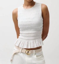 Pistola - Phoebe Smocked Tank Top