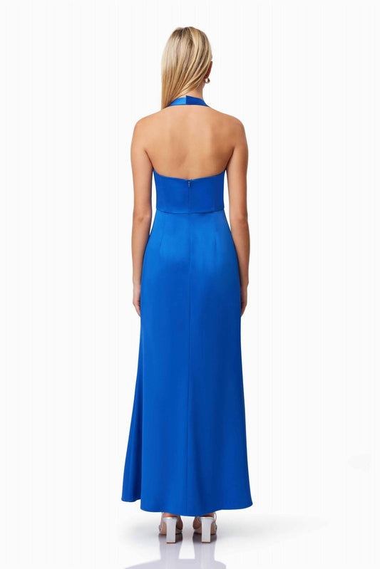 Elliatt - Chiara Satin Halter Gown
