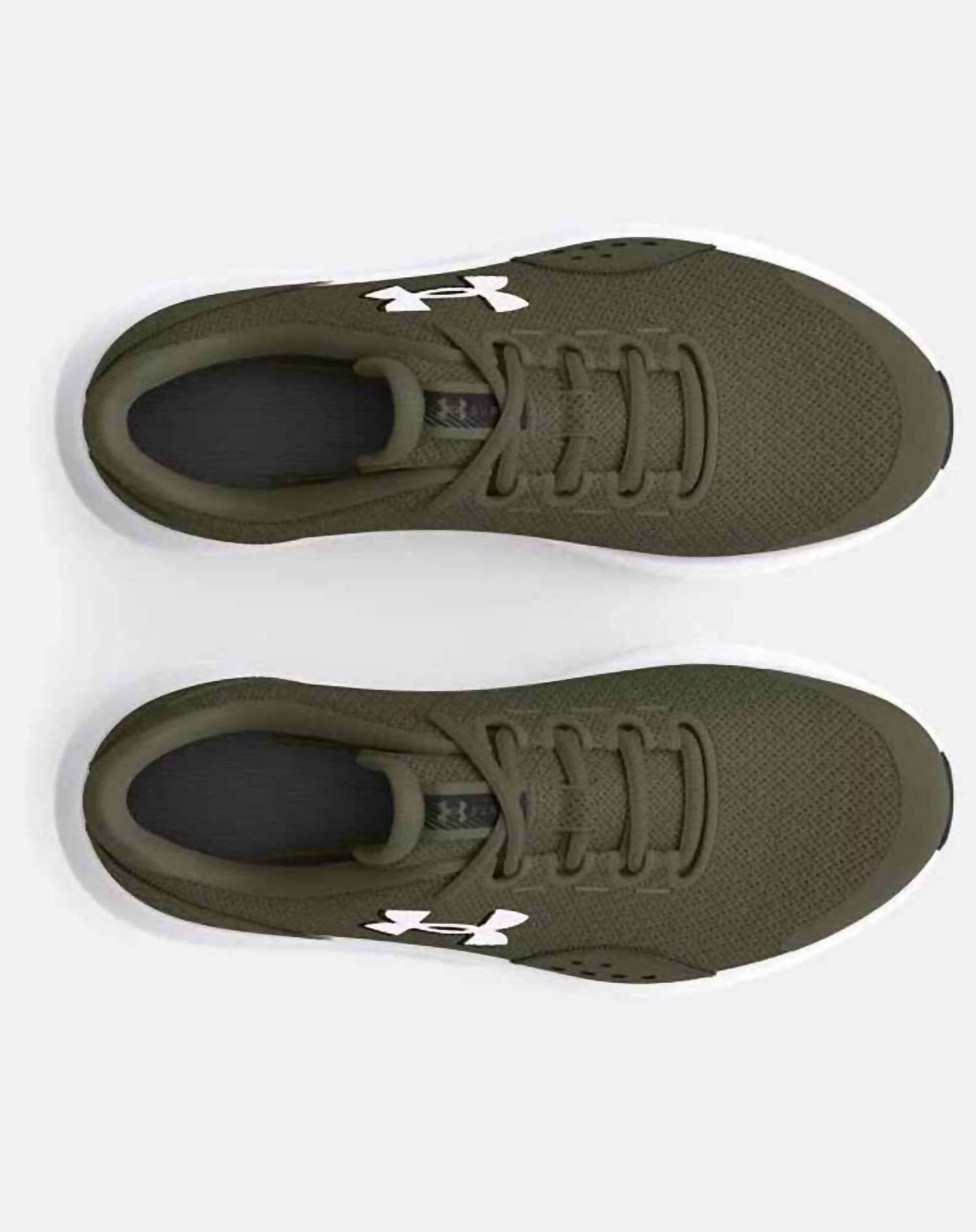 UNDER ARMOUR Boy's Surge 4 Running Shoes in forest green - kids' sneaker - alternate view