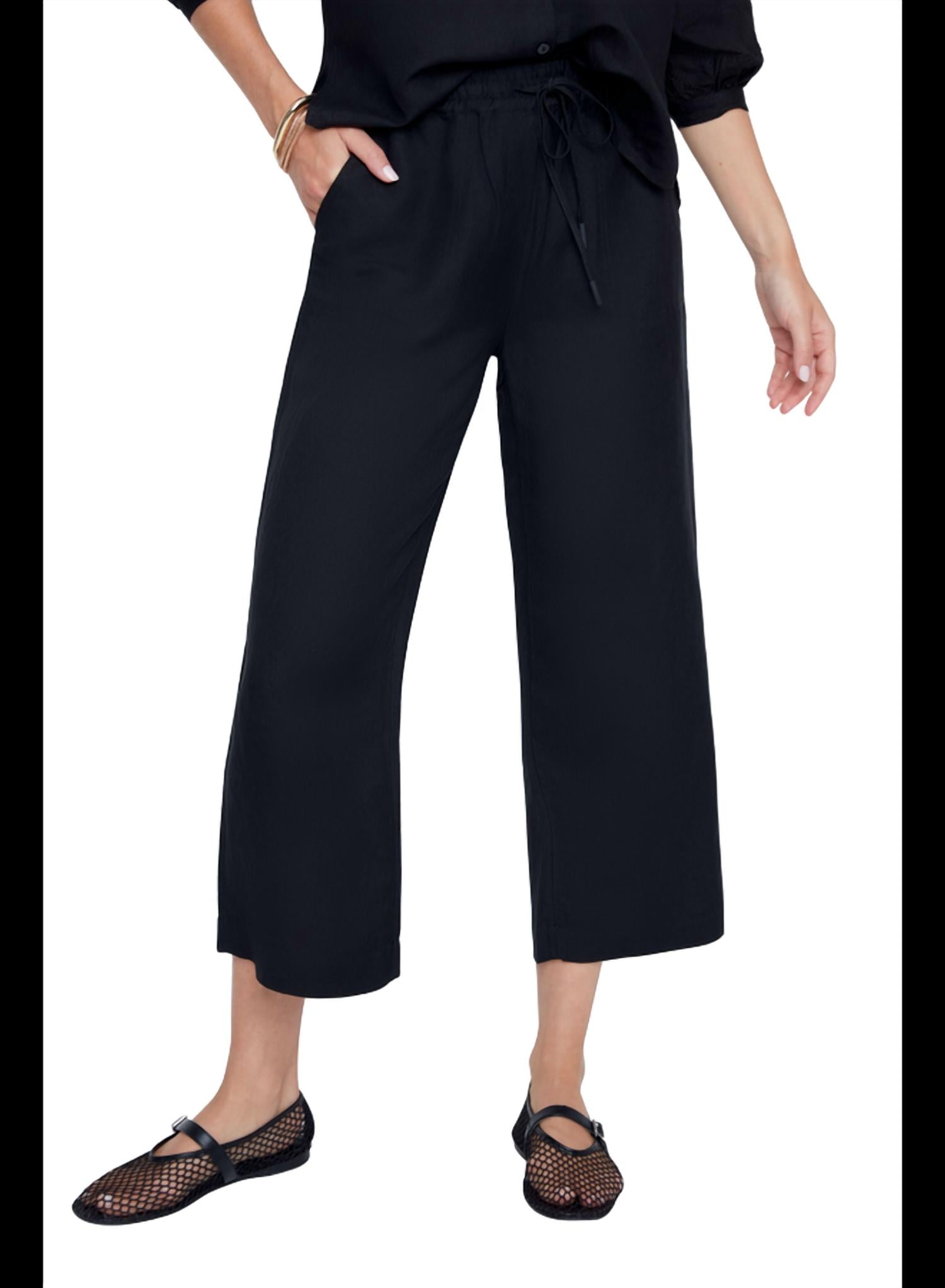 Renuar - Linen Crop Pant