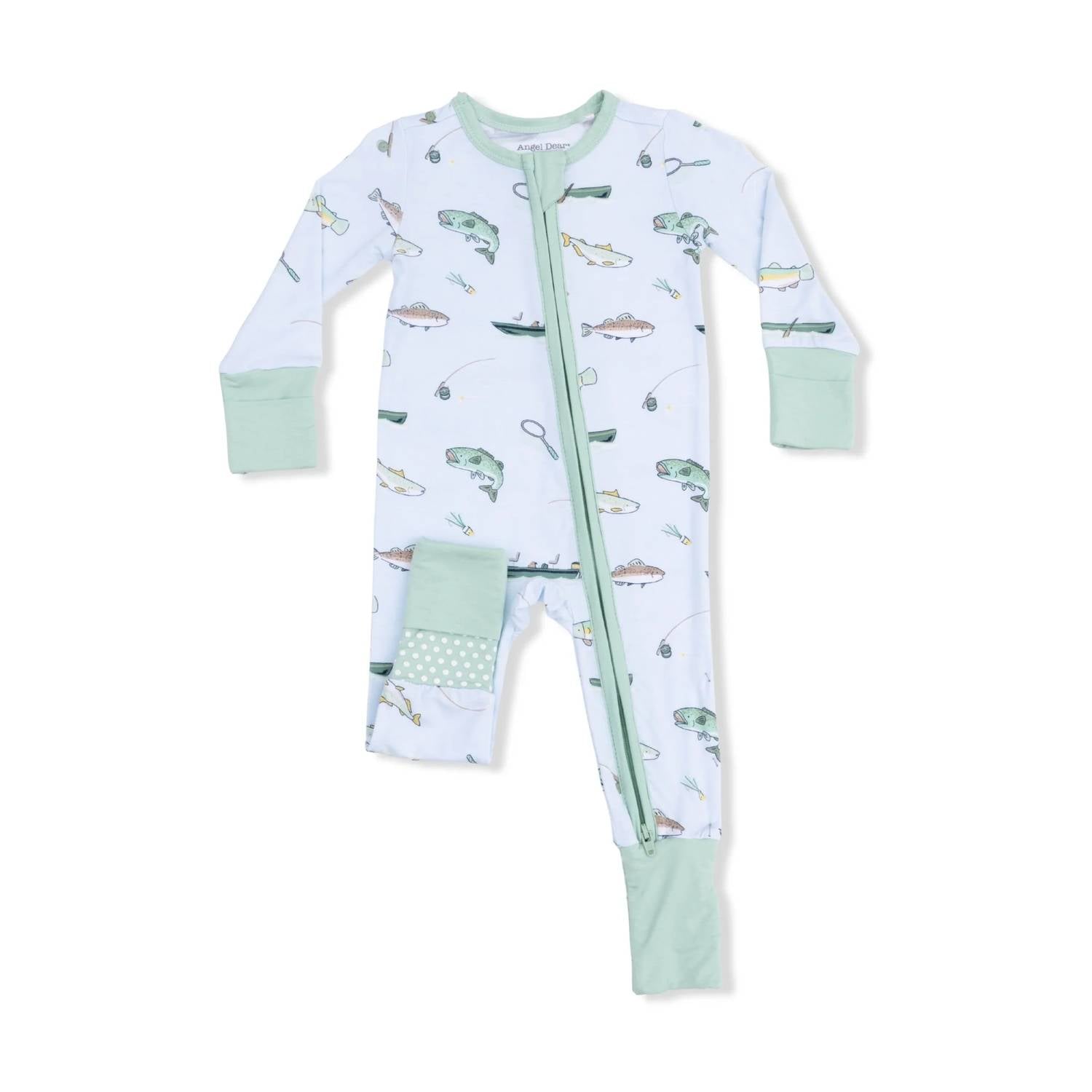 Angel Dear - Kids Fishing Bamboo Convertible Romper