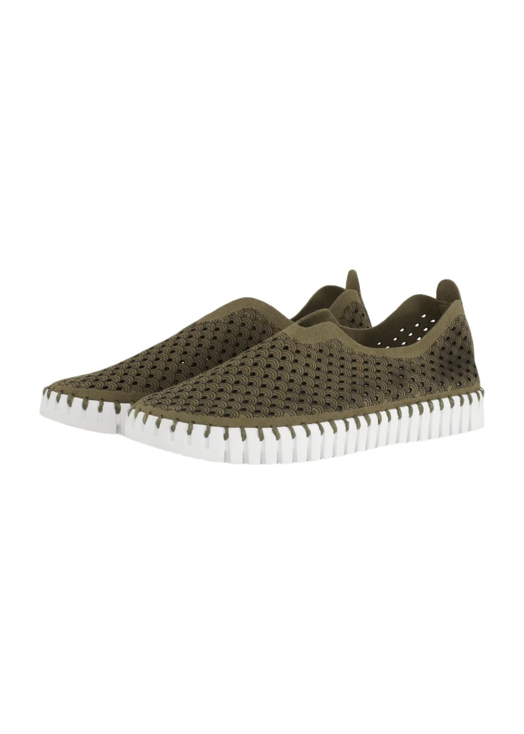 Ilse Jacobsen - Women's Tulip Perforated Slip-on Flats