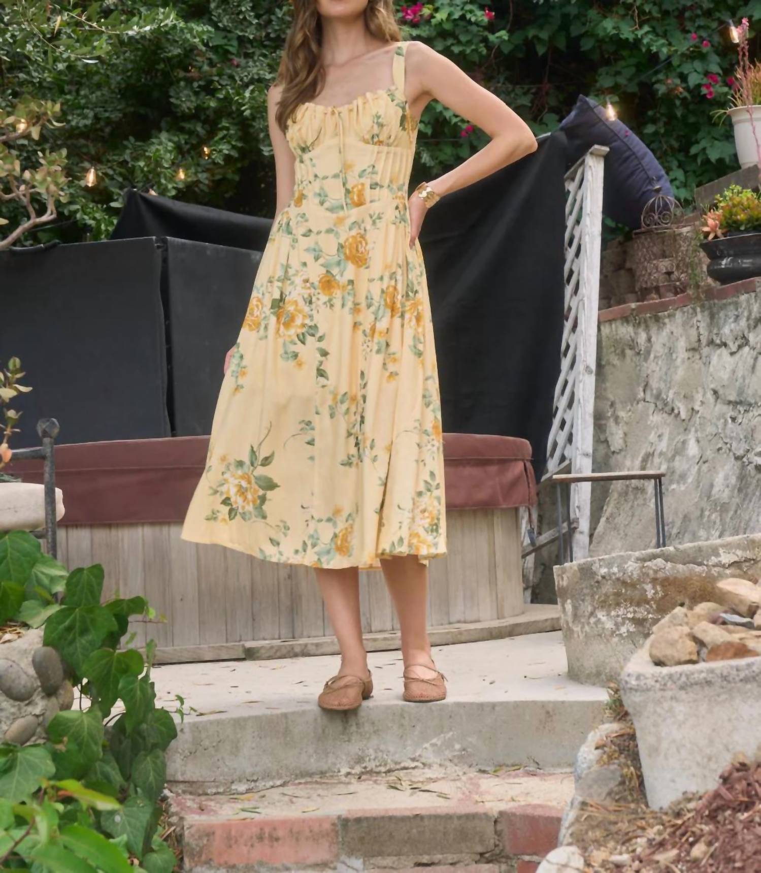 Moon River - Katie Midi Dress